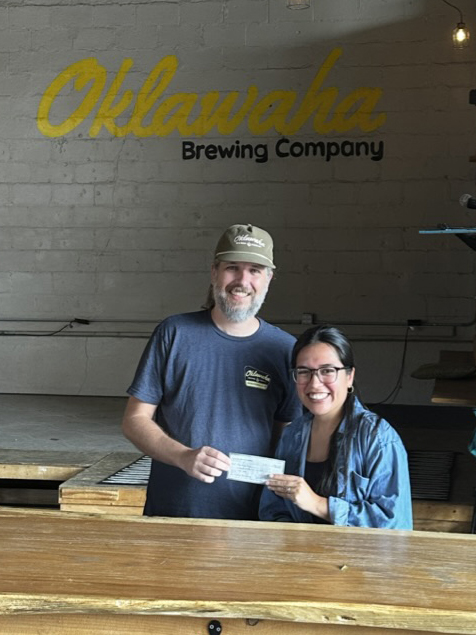 Check from Oklawaha Brewing