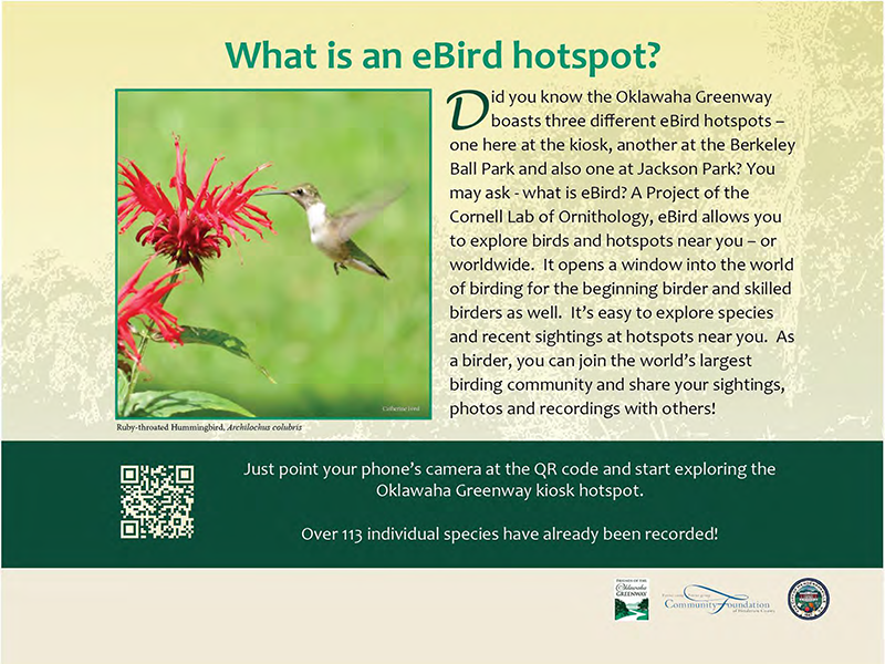 eBird Hotspot sign